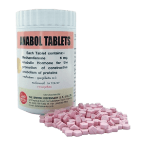 Anabol 5mg [Methandienone 5mg] Pink - 1000 Tabs - British Dispensary