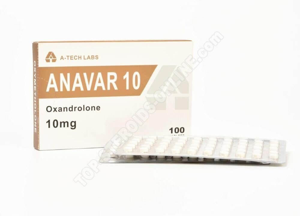 ANAVAR 10 (Oxandrolone) - A-Tech Labs - 10mg - Box Of 100 Tabs