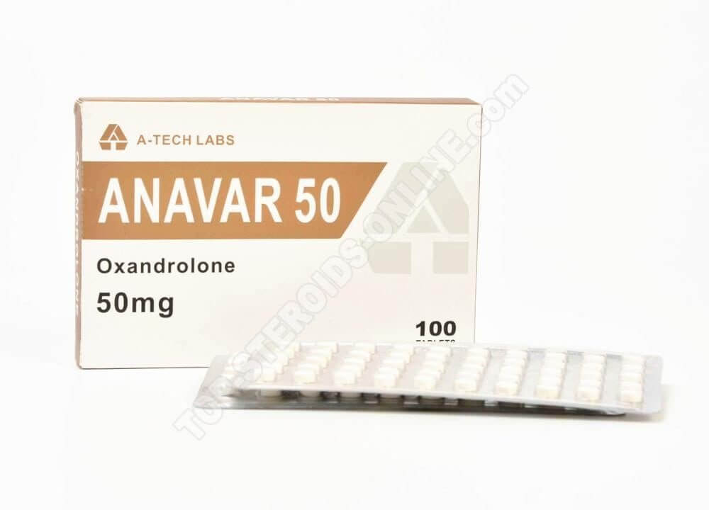 ANAVAR 50 (Oxandrolone) - A-Tech Labs - 50mg - Box Of 100 Tabs