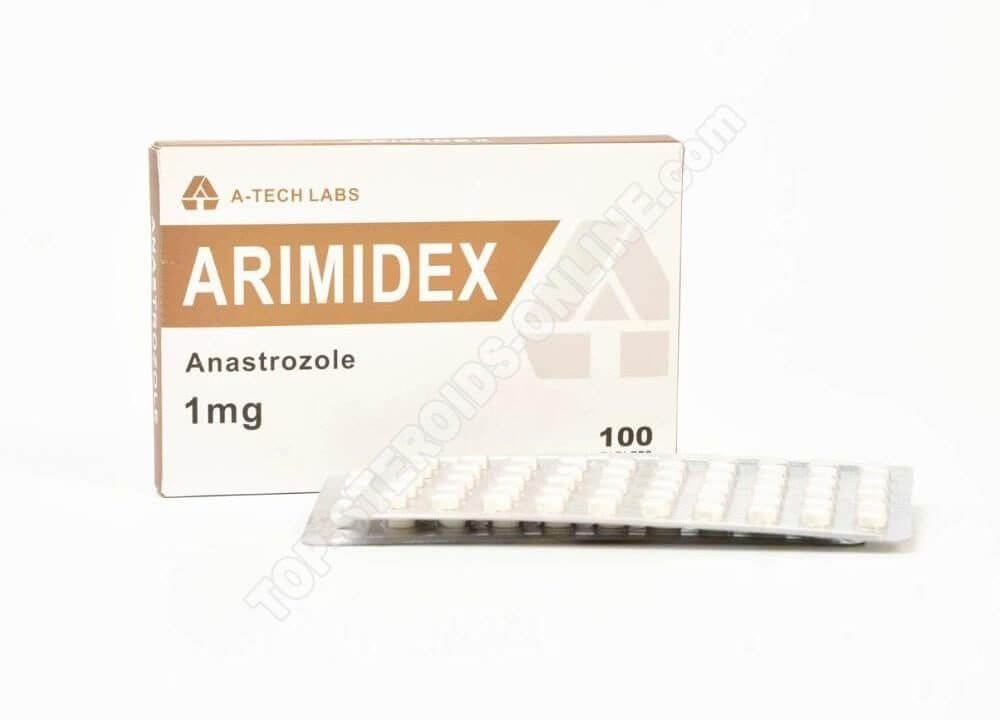 ARIMIDEX (Anastrozole) - A-Tech Labs - 1mg - Box Of 100tabs