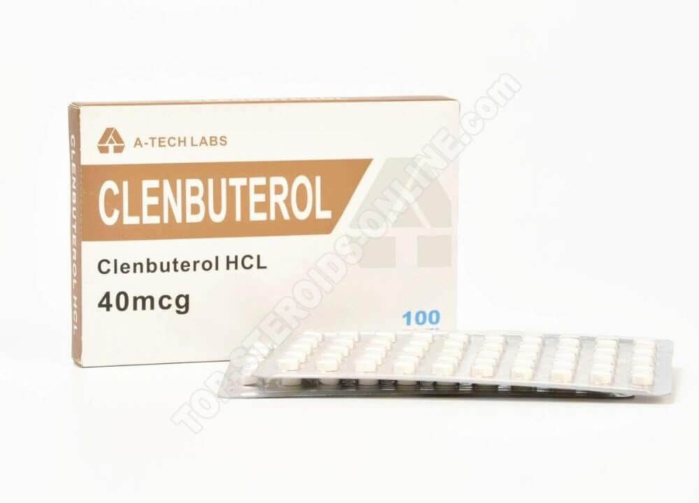 CLENBUTEROL - A-Tech Labs - 40mcg - Box Of 100tabs