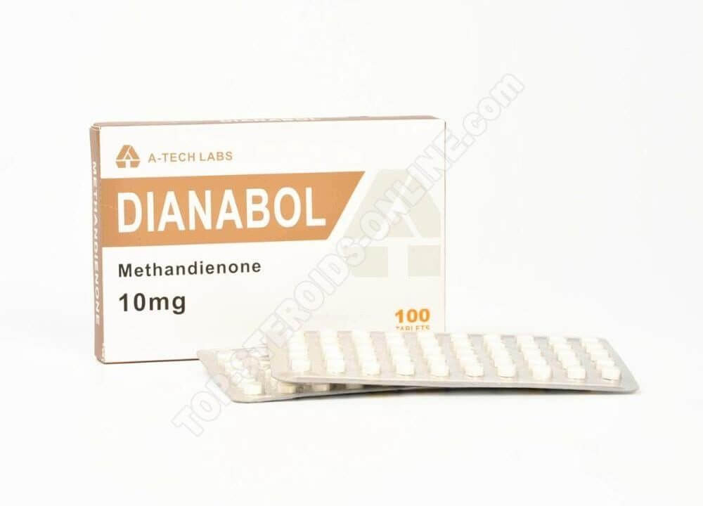 DIANABOL (Methandienone) - A-Tech Labs - 10mg - Box Of 100tabs