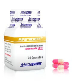 ARIMIDEX Anastrozole 1mg / Cap 30cap - Meditech
