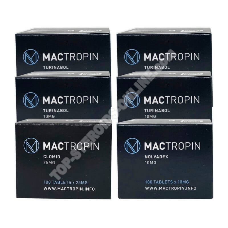 LEAN MUSCLE LEVEL III PACK (ORAL) - TURINABOL + PROTECTION + PCT (8 WEEKS) Mactropin
