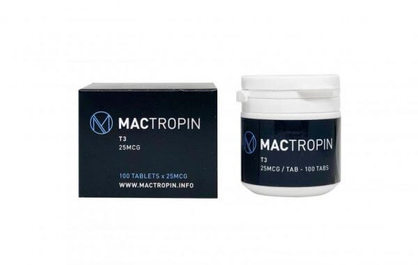 T3 25mcg 100tabs – Mactropin