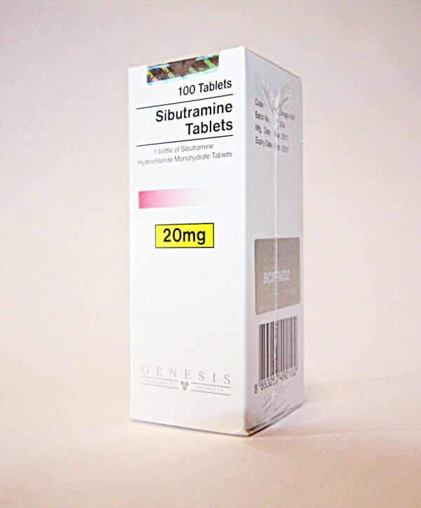 Sibutramine Tablets Genesis 100 tabs [20mg/tab]