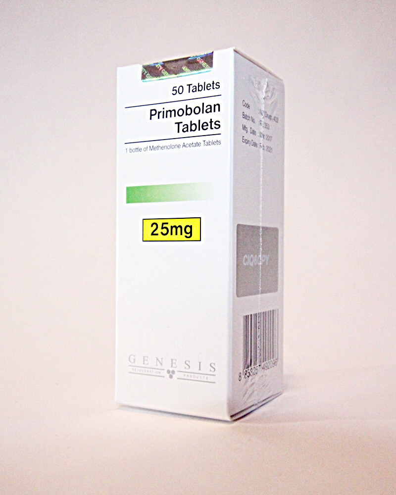 Primobolan Tablets Genesis 50 tabs [25mg/tab]