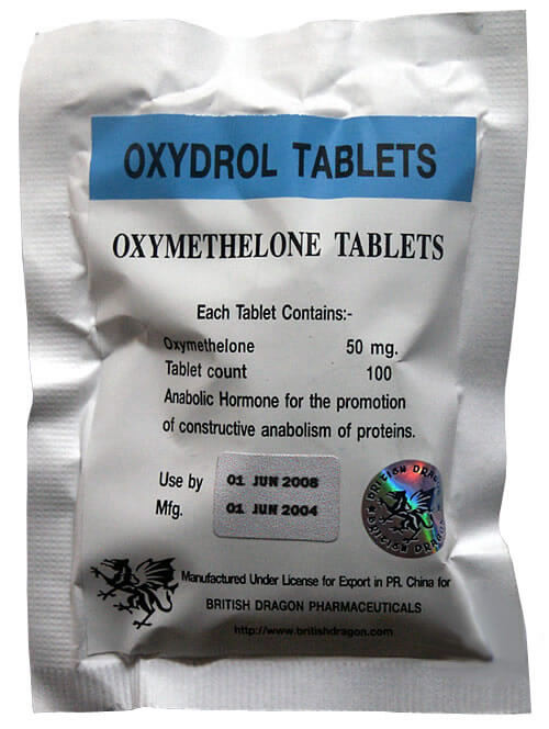 Oxydrol Tablets British Dragon 100 tabs [50mg/tab]