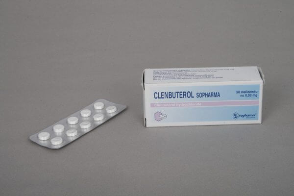 Clenbuterol Sopharma 100 tabs [0,02mg/tab]