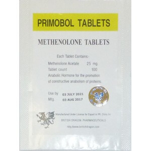 Primobol Tablets British Dragon 100 tabs [25mg/tab]