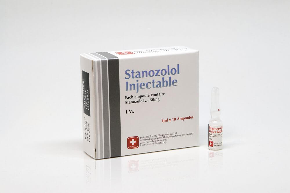 Stanozolol Injectable Swiss Healthcare 10 amps [10x100mg/1ml]