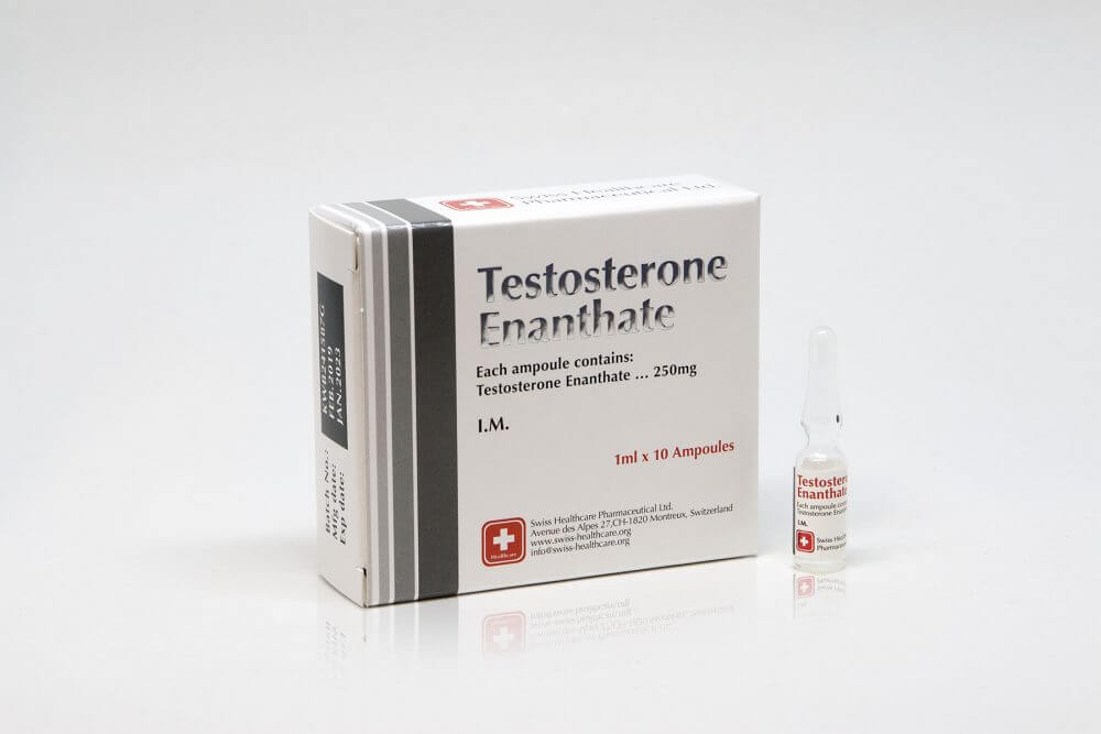 Testosterone Enanthate Swiss Healthcare 10 amps [10x250mg/1ml]