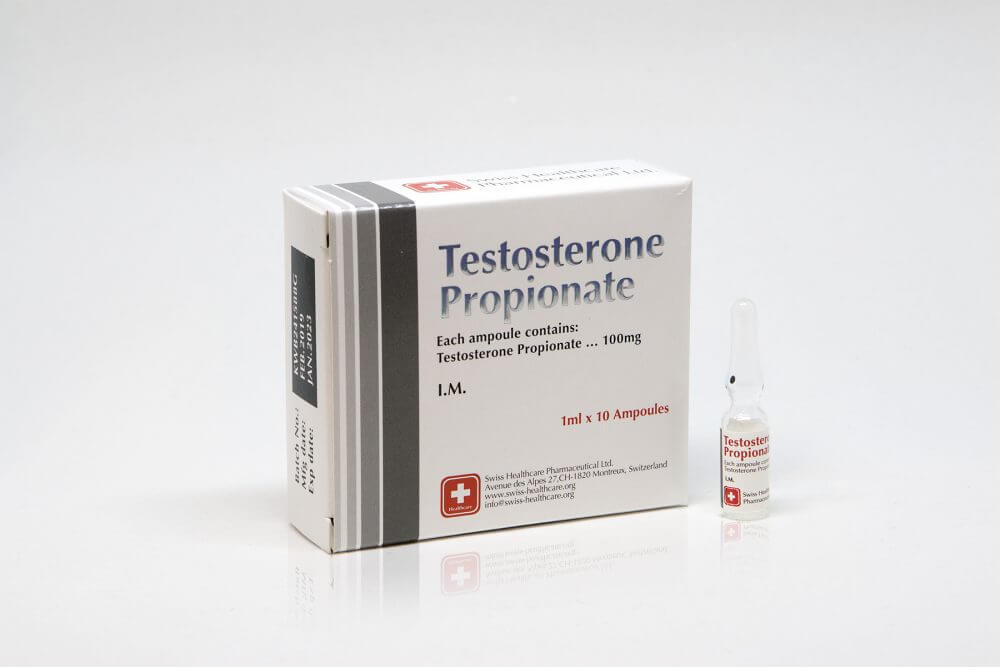 Testosterone Propionate Swiss Healthcare 10 amps [10x100mg/1ml]