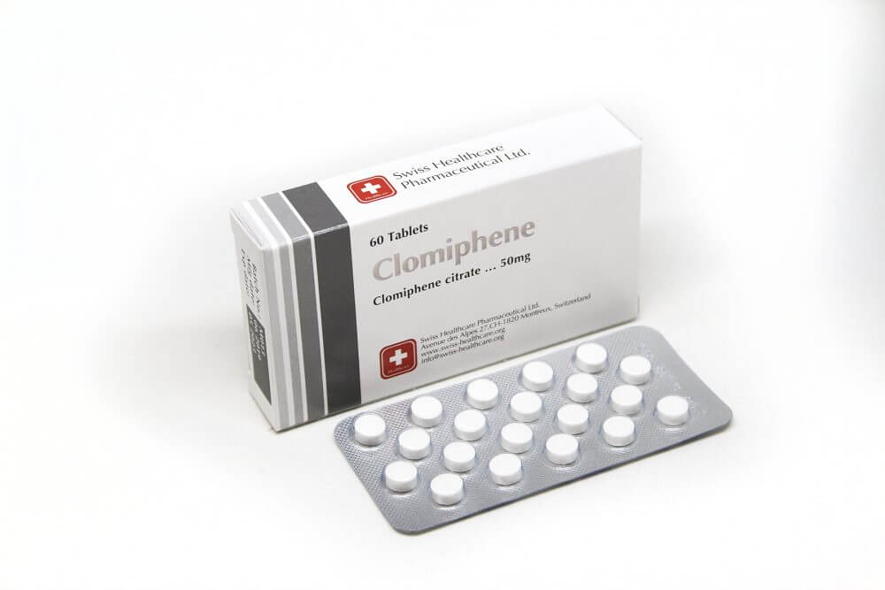 Clomiphene Swiss Healthcare 60 tabs [50mg/tab]