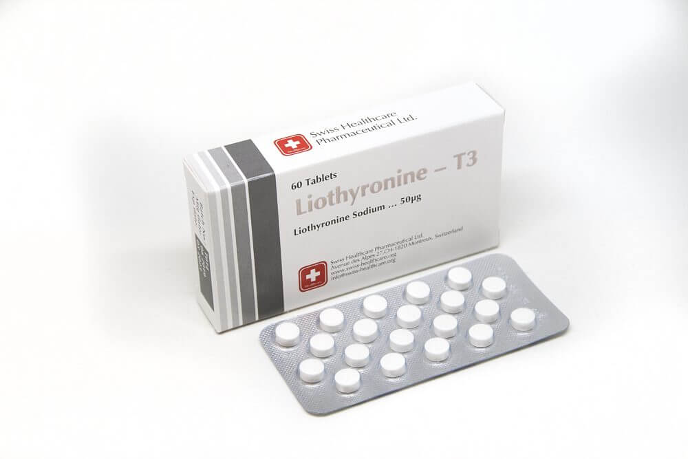 Liothyronine - T3 Swiss Healthcare 60 tabs [50mcg/tab]
