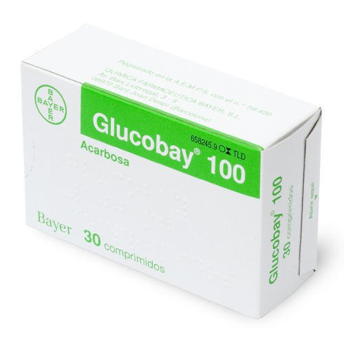 Glucobay 100mg Tablets 500x500