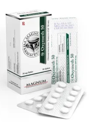 Oxymeth 50 Oxymetholone 50mg Tablets USP – 50 mg/Tablet – 50 Tablets