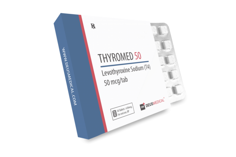 THYROMED 50 (Levothyroxine Sodium T4) Deus Medical