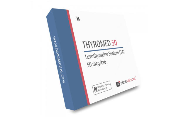 THYROMED 50 (Levothyroxine Sodium T4) Deus Medical